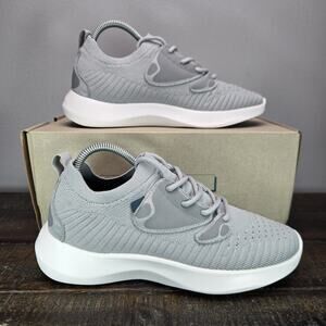 NEW Vessi Everyday Move Sneaker Womens Size 8 Waterproof Shoes Titanium Grey